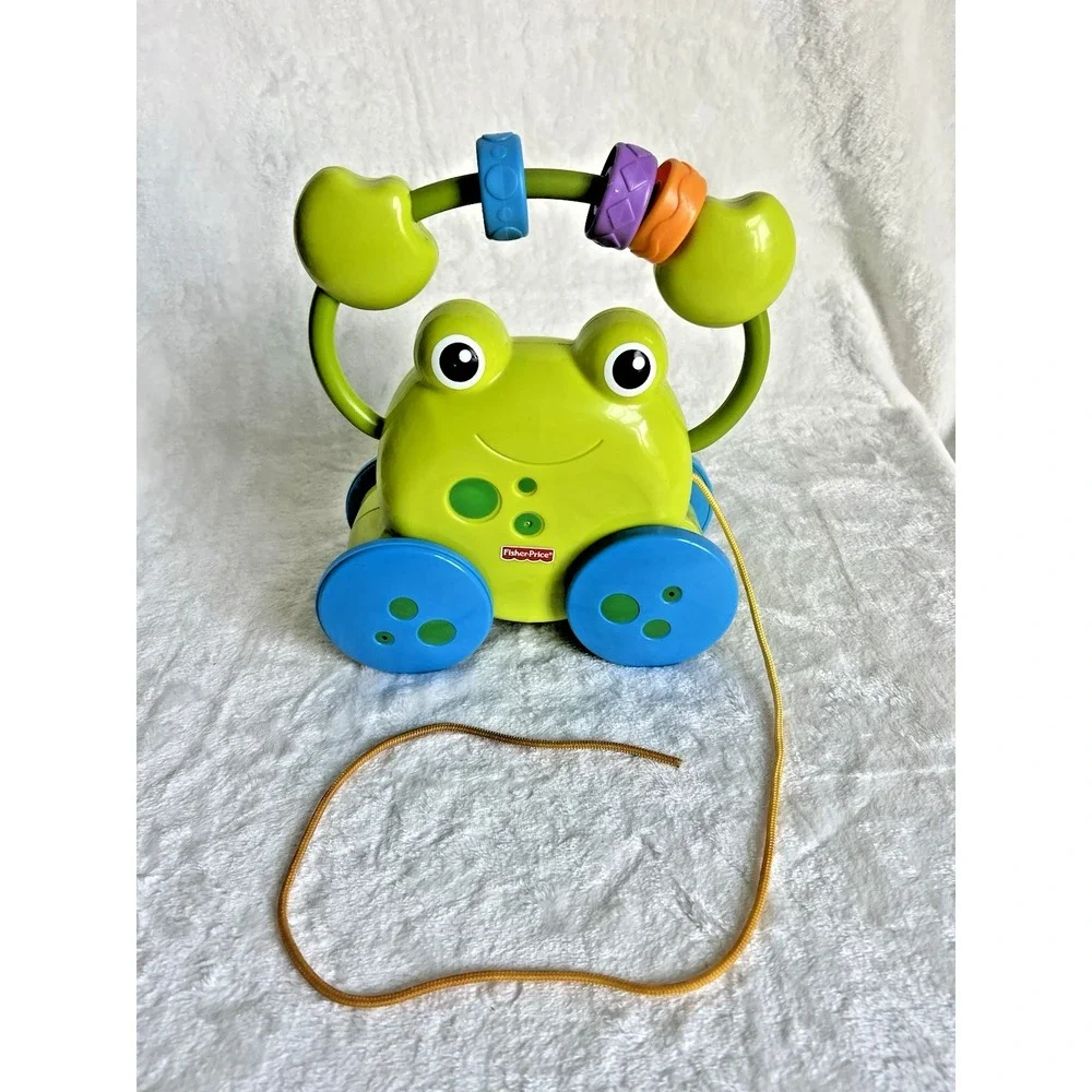Fisher Price Growing Baby Pull Along Grog FROGGIE Early Learning Toy
